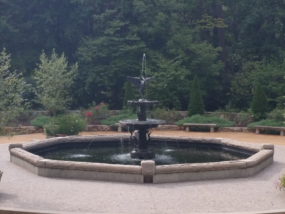fountain, pond